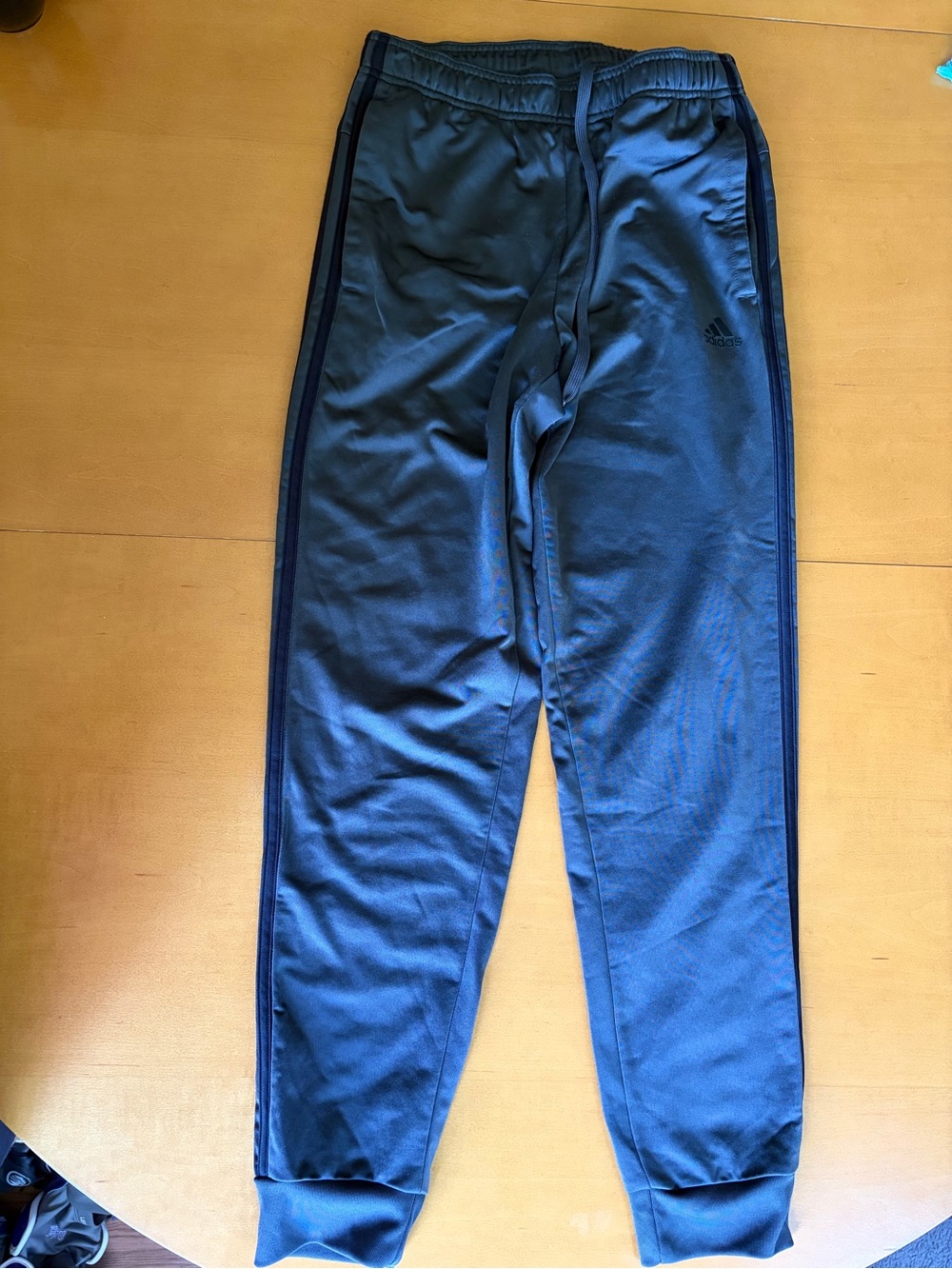 Adidas Men’s Grey with black stripe Track Pants